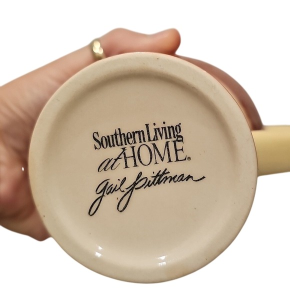 Southern Living Christmas at Home Gail Pittman Mug & Spoon Rest Discontinued - Picture 2 of 5